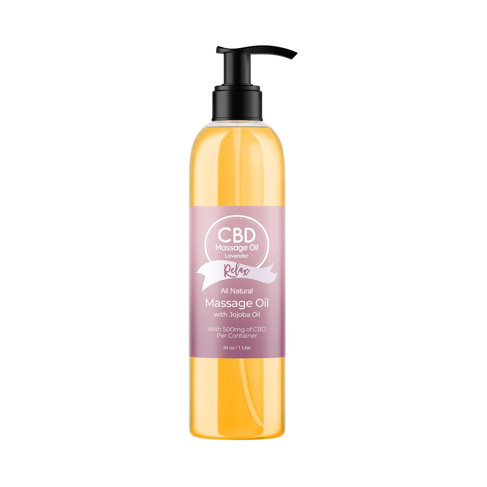 CBD Massage Oil with Lavender and Jojoba Oil